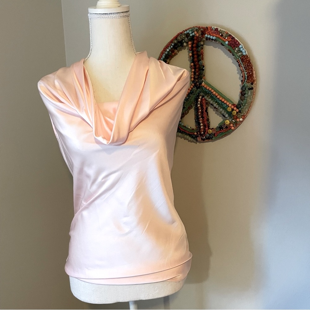 Boston Proper Marilyn Cowl Neck Blouse